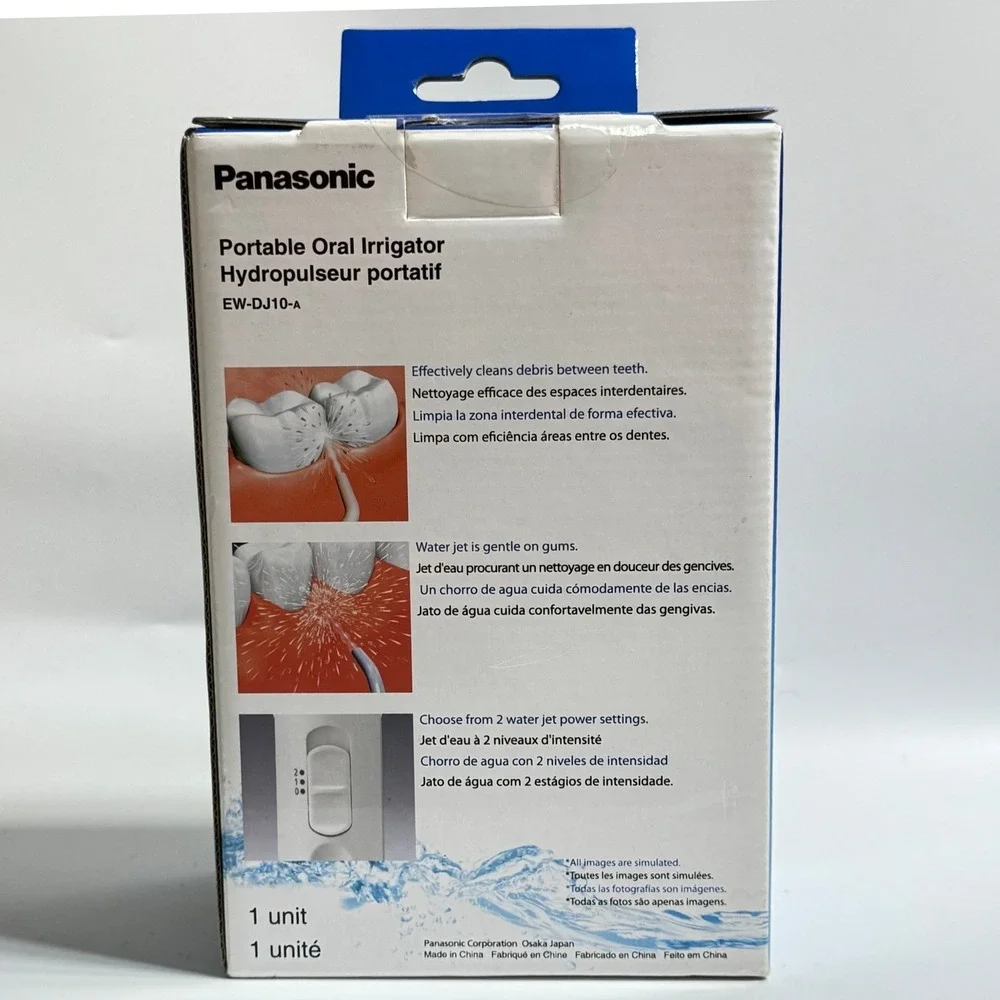 Panasonic Portable Oral Irrigator EW-DJ10-A Travel Water Flosser Sealed New
